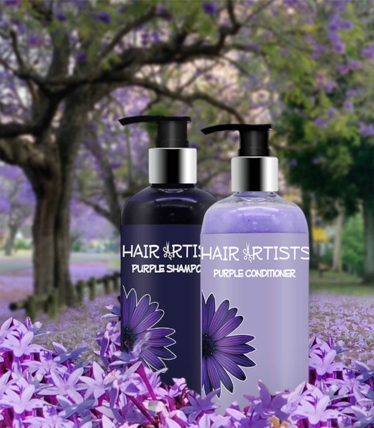 Hair Artists Purple Shampoo & Conditioner - Big J's Showstoppin' Store